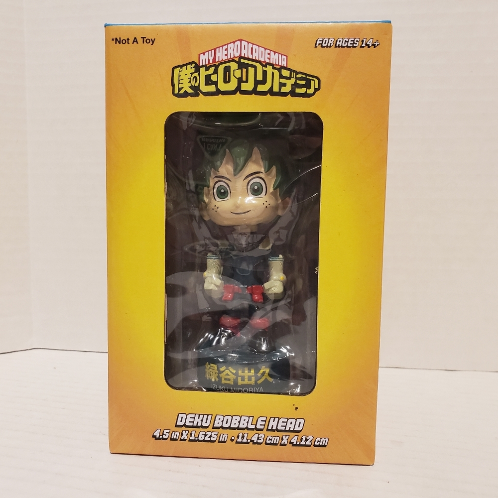 My Hero Academia Class Deku Izuku Midoriya Bobble Head by Just Funky, NIB